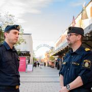 Mats Törnblom, operationsledare i Järva, och Anders Djurestad.