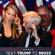 President Trump med senatorn Lindsey Graham.