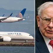 United Airlines-plan, miljardären Warren Buffett.