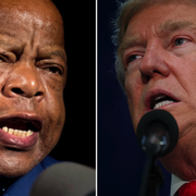 John Lewis, Donald Trump.