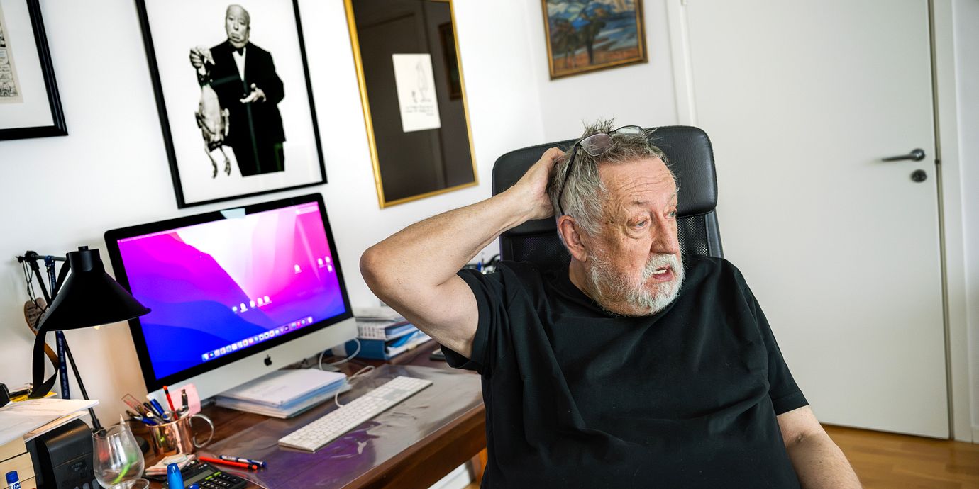 Leif GW Persson i Stockholm, 2025.