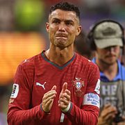 Arkivbild: Cristiano Ronaldo i samband med sommarens uttåg ur VM. 