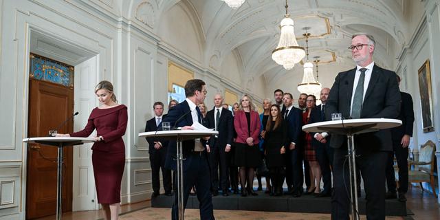 Ulf Kristerssons regering.  Fredrik Sandberg/TT