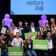 Samtliga kvällens vinnare i Venture Cup 2018