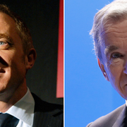 François-Henri Pinault och Bernard Arnault.