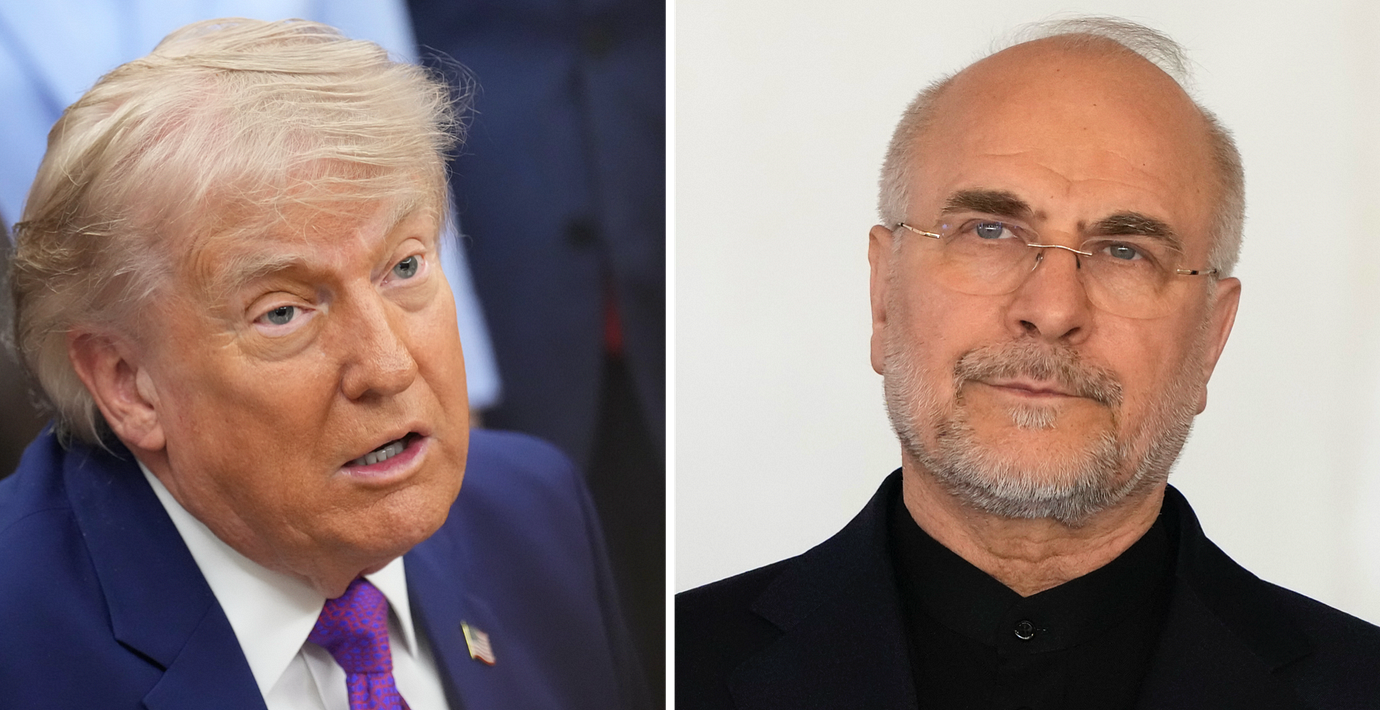 Den iranska chefsförhandlaren Mohammad Bagher Ghalibaf menar att USA måste acceptera Irans svar på fredsförslaget.