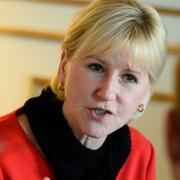 Utrikesminister Margot Wallström (S)