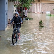 Evakueringar i Ksar el-Kébir.