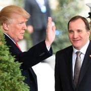 Trump och Löfven 2018.