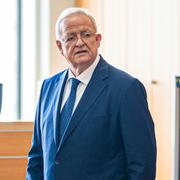 Volkswagens tidigare vd Martin Winterkorn i rätten. 