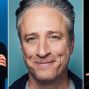 Hillary Clinton, Jon Stewart och Jeb Bush.