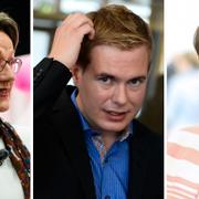 Gudrun Schyman, Gustav Fridolin och Åsa Romson.