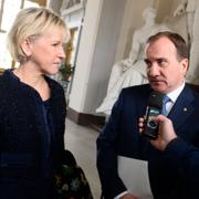 Wallström och Löfven. Arkiv.