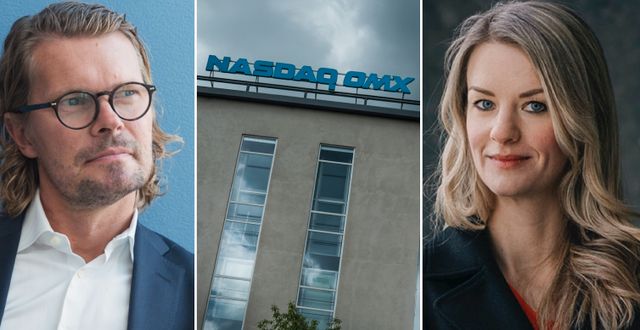 Swedbanks chefsstrateg Mattias Isakson och Danske Banks seniora strateg Maria Landeborn. TT