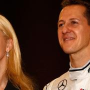 Michael Schumacher med sin fru.