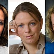 Ulrika Good, Katarina Wennstam och Mian Lodalen. Arkivbilder.