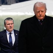 USA:s president Donald Trump och försvarsminister Pete Hegseth.