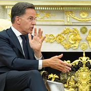 MArk Rutte och USA:s president Donald Trump.