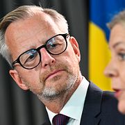 Socialdemokraternas ekonomisk-politiske talesman Mikael Damberg och partiledare Magdalena Andersson.