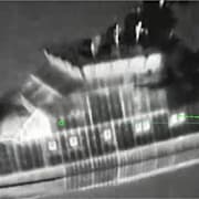 Det ryska fartyget Hunter 22460 Hunter som träffades i Kaspiska havet.