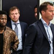 Daniel Andersson och Kingsley Sarfo. 