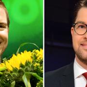 Gustav Fridolin och Jimmie Åkesson.