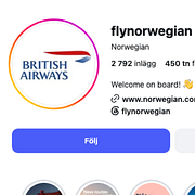Den nya logon/Norwegian-plan.
