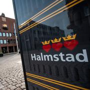 Halmstads rådhus vid Stora Torg i Halmstad. 