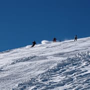 Skidåkning i doldisorten Popova Shapka, Nordmakedonien