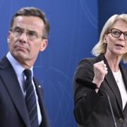 Statsminister Ulf Kristersson och finansminister Elisabeth Svantesson.