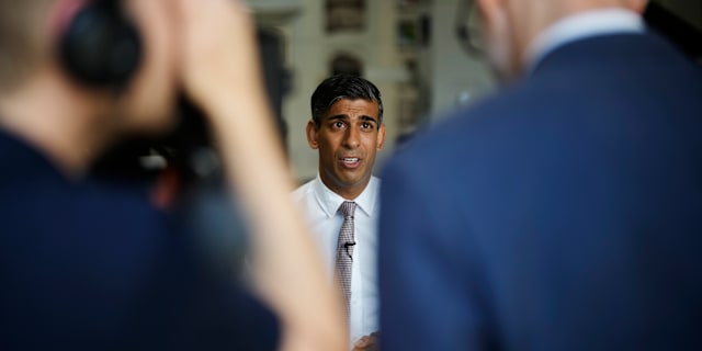 Rishi Sunak. Christopher Furlong / AP