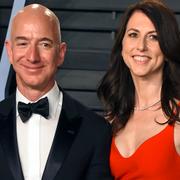 Jeff och MacKenzie Bezos.