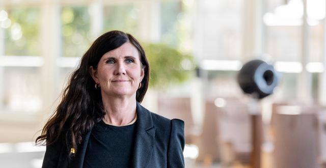 Miljöpartites språkrör Märta Stenevi  Christine Olsson/TT