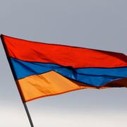 Arkivbild, Armeniens flagga