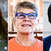 Åsa Romson, Maud Olofsson och Mona Sahlin. 