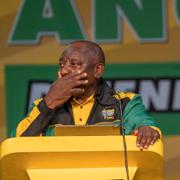 Sydafrikas president  Cyril Ramaphosa.