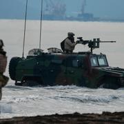 En Nato-övning i Grekland. 13 februari.