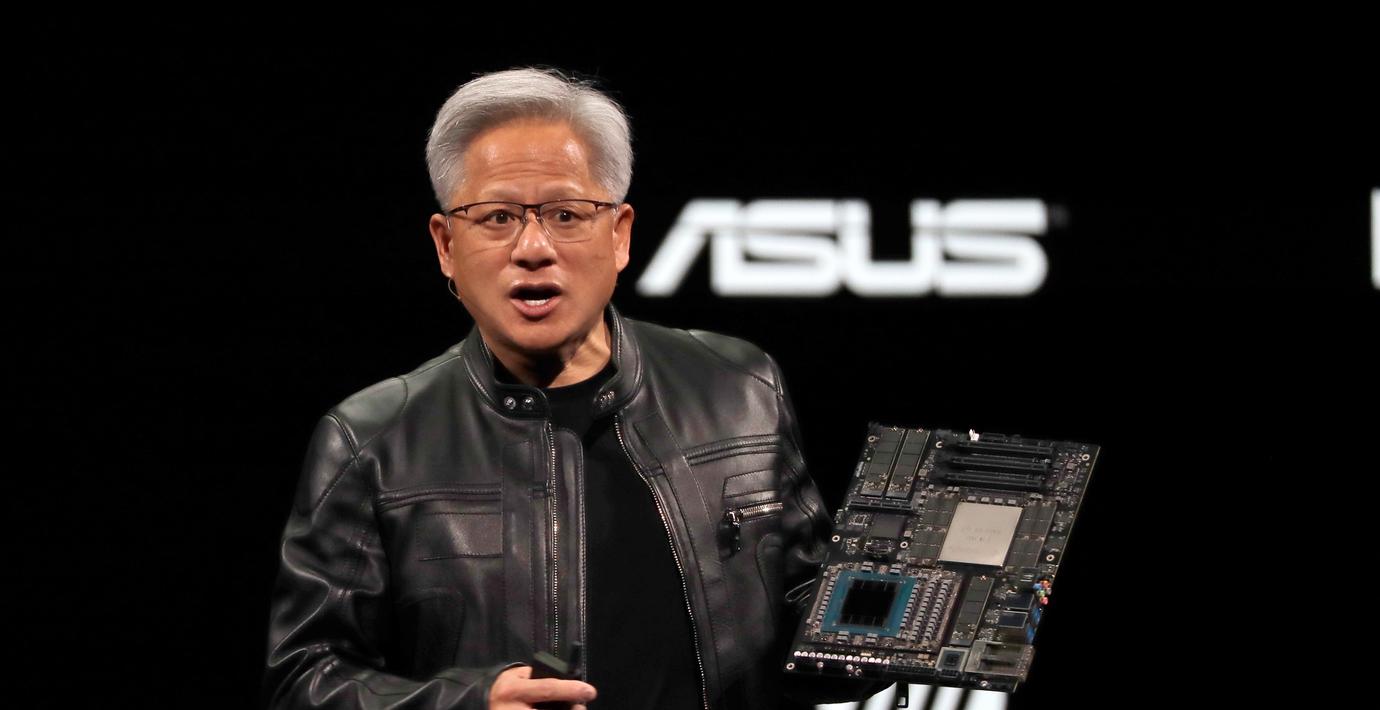 Nvidia-chefen Jensen Huang. Arkivbild.