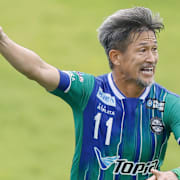 Japanske forwarden Kazuyoshi Miura.