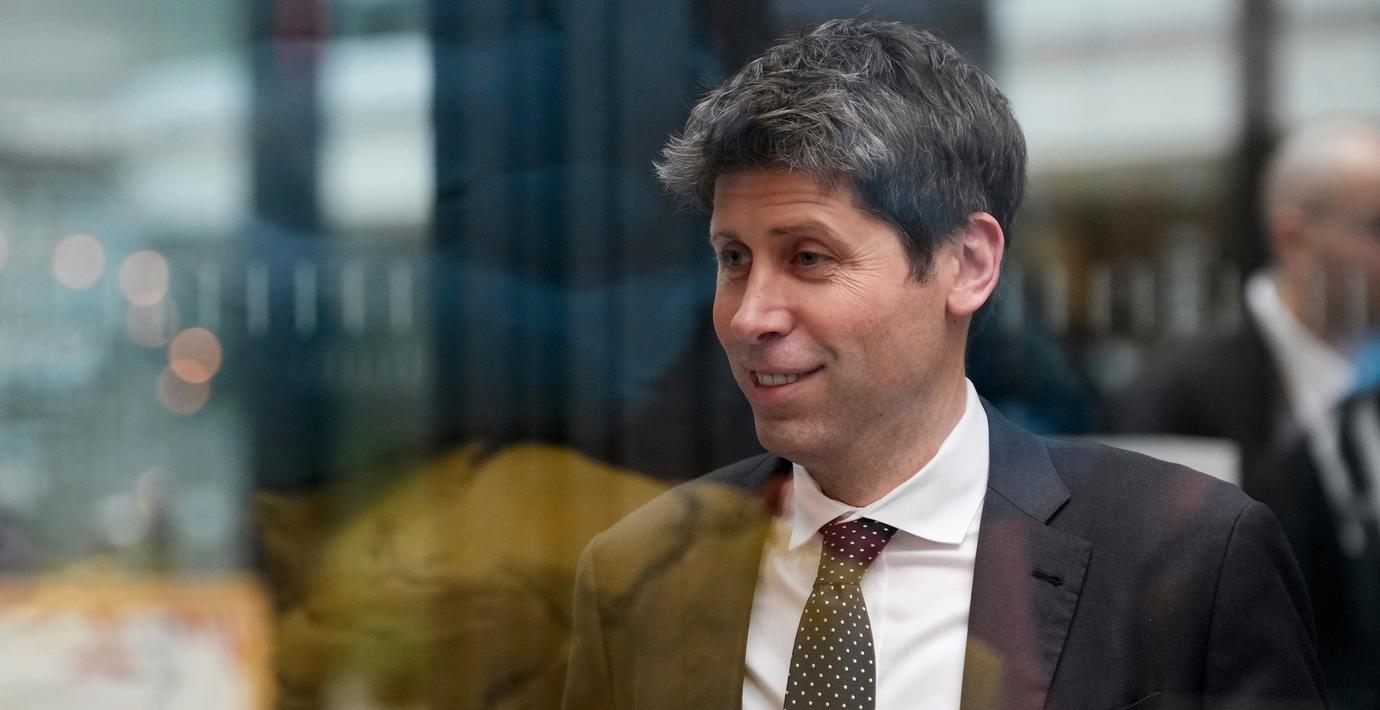 Open AI-chefen Sam Altman. Arkivbild.