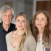 Lasse Hallström, Tora Hallström och Lena Olin.