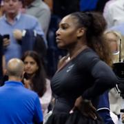 Serena Williams under US Open-finalen. 