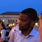 Melvin Carter, längst till höger, tidigare i år. 