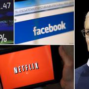 Arkivilder: Amazon, Facebook, Netflix och Apples vd Tim Cook.