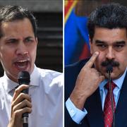 Juan Guaido och Nicolás Maduro. 