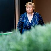 Høyres partiledare Erna Solberg.