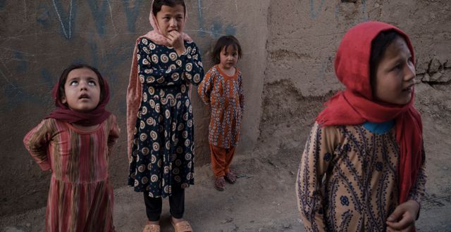 Flickor i Afghanistan. Felipe Dana / TT NYHETSBYRÅN