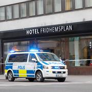 Brottsplatsen på Kungsholmen.