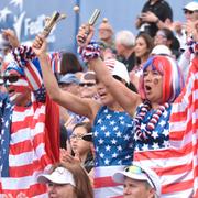 Publiken under Fed Cup på Hawaii.