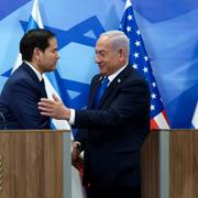 Marco Rubio och Israels premiärminister Benjamin Netanyahu. Arkivbild.